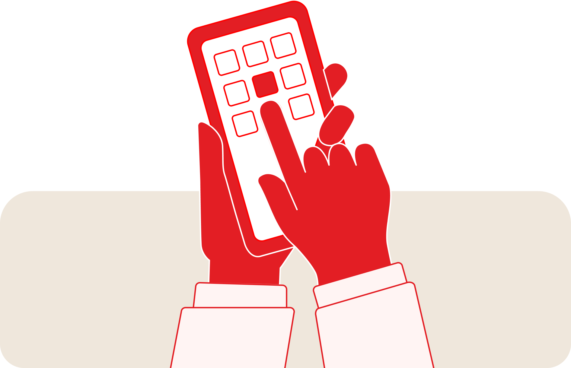 Hand with Mobile